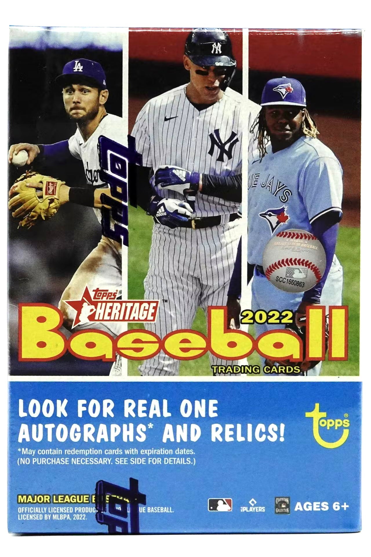 2022 Topps Heritage Blaster Baseball Box