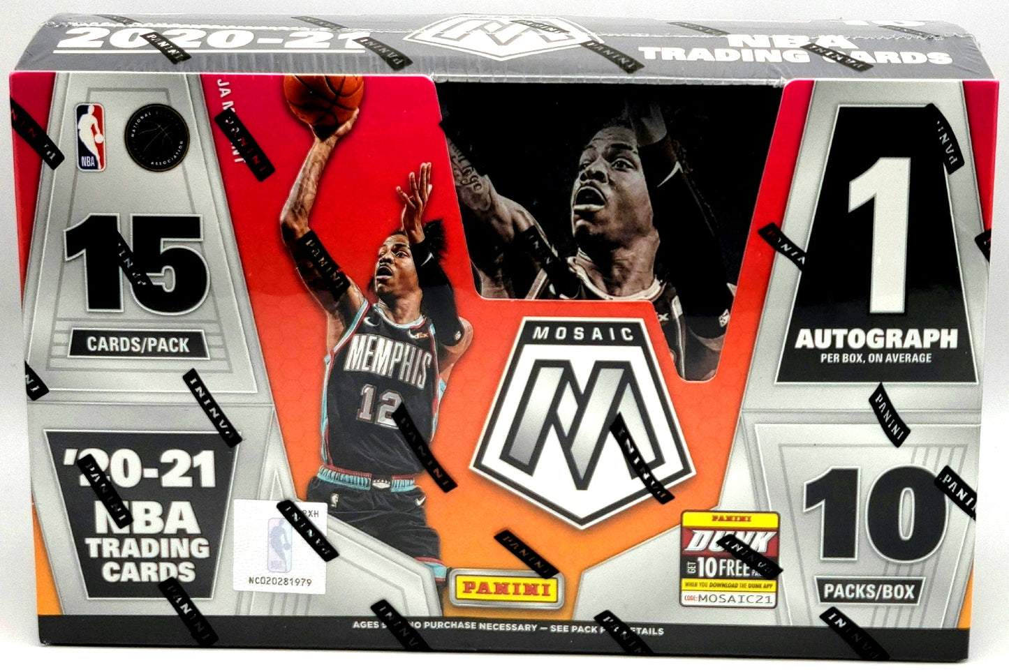 2020/21 Panini Mosaic Basketball Box