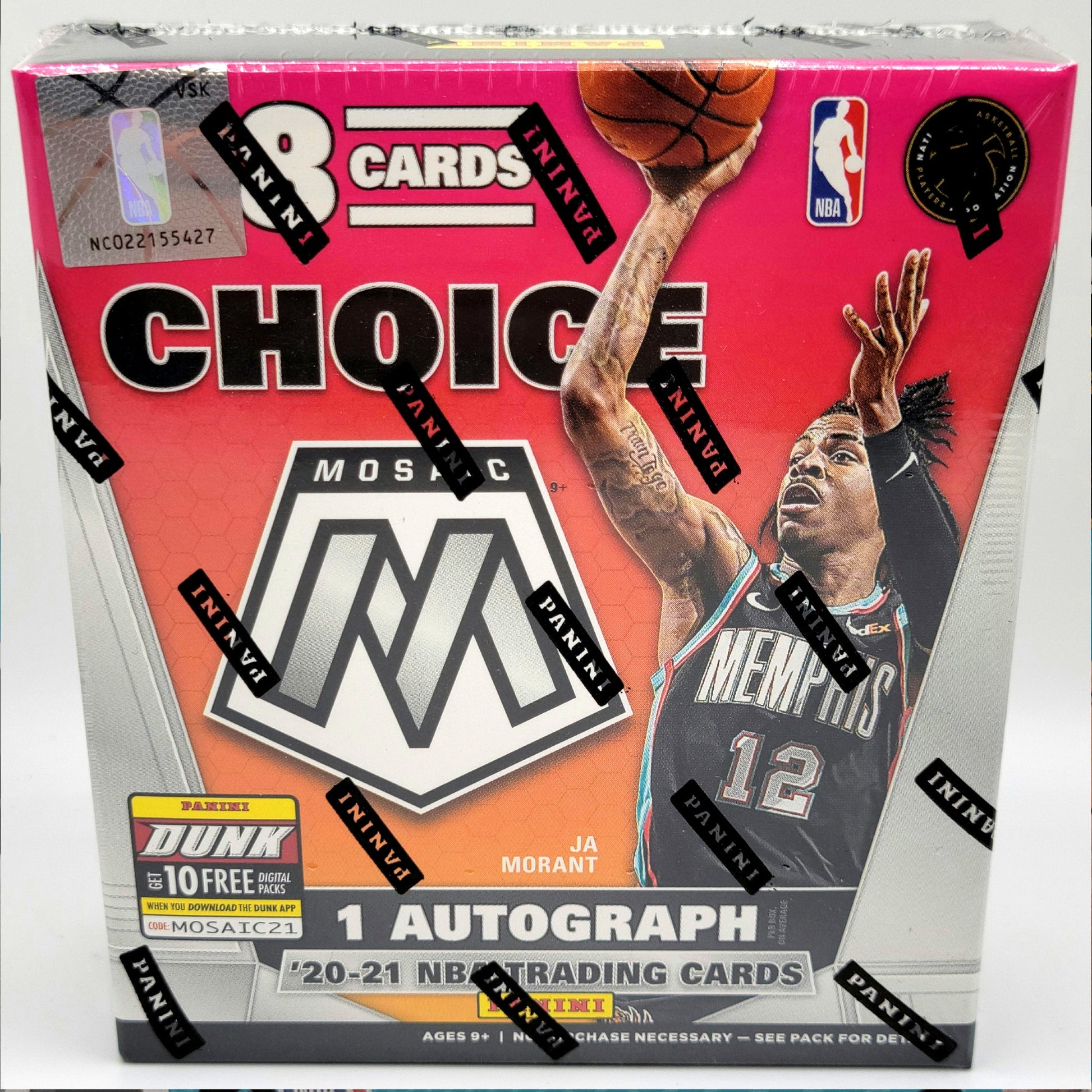 2020/21 Panini Mosaic Choice Basketball Box