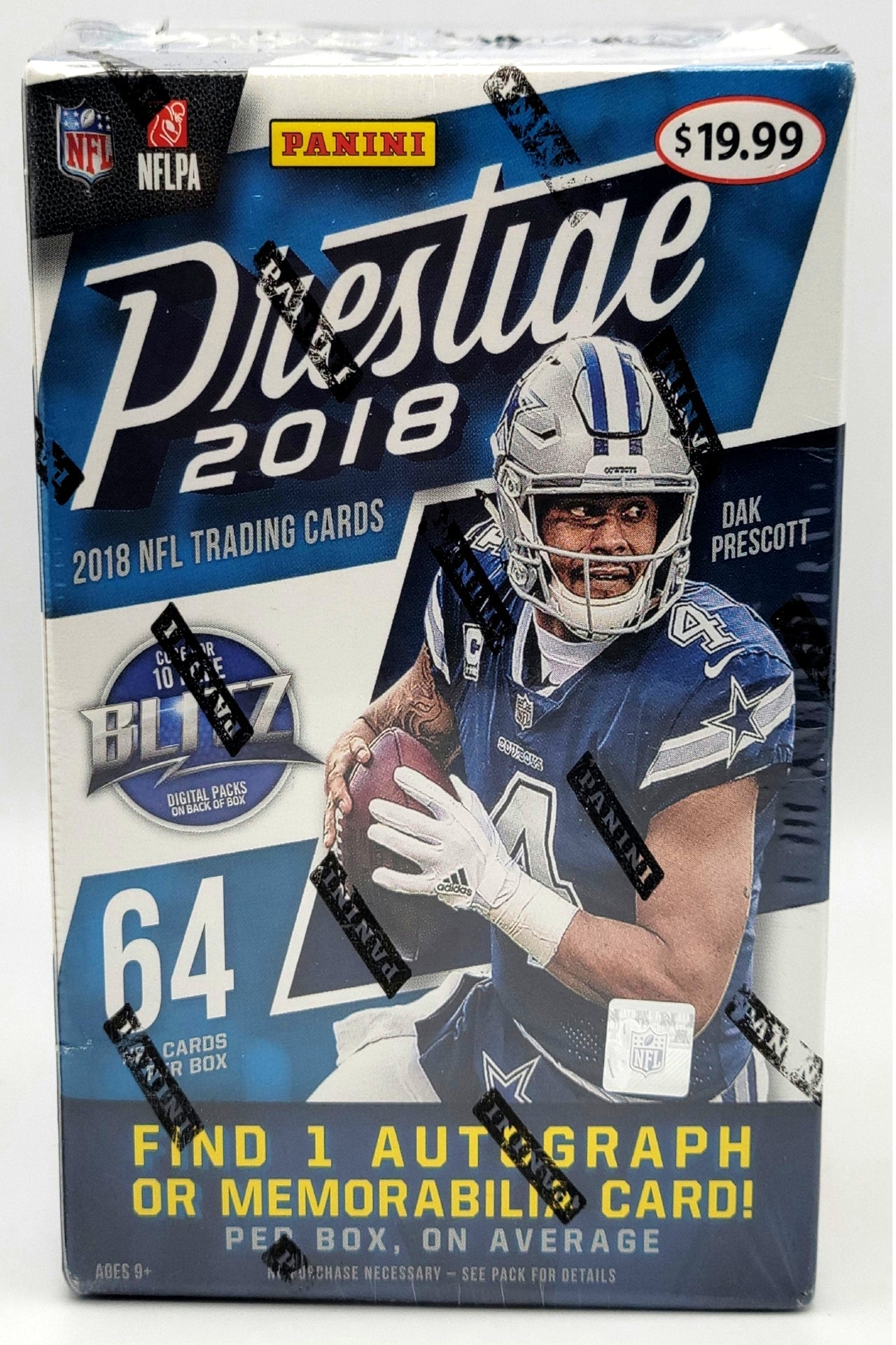 2018 Panini Prestige Football Blaster Box