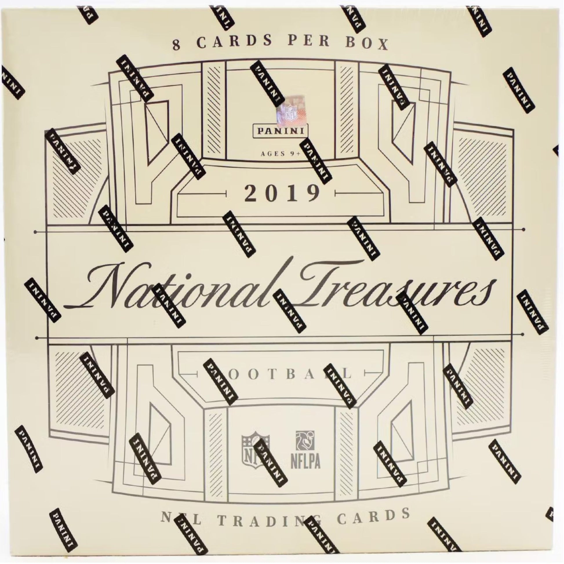 2019 Panini National Treasures Football Box