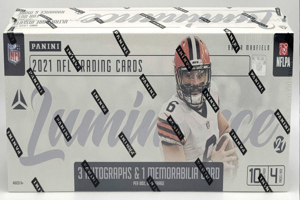 rare football cards 2021 2021 Panini Luminance Football Hobby Box – Trading Card Market
