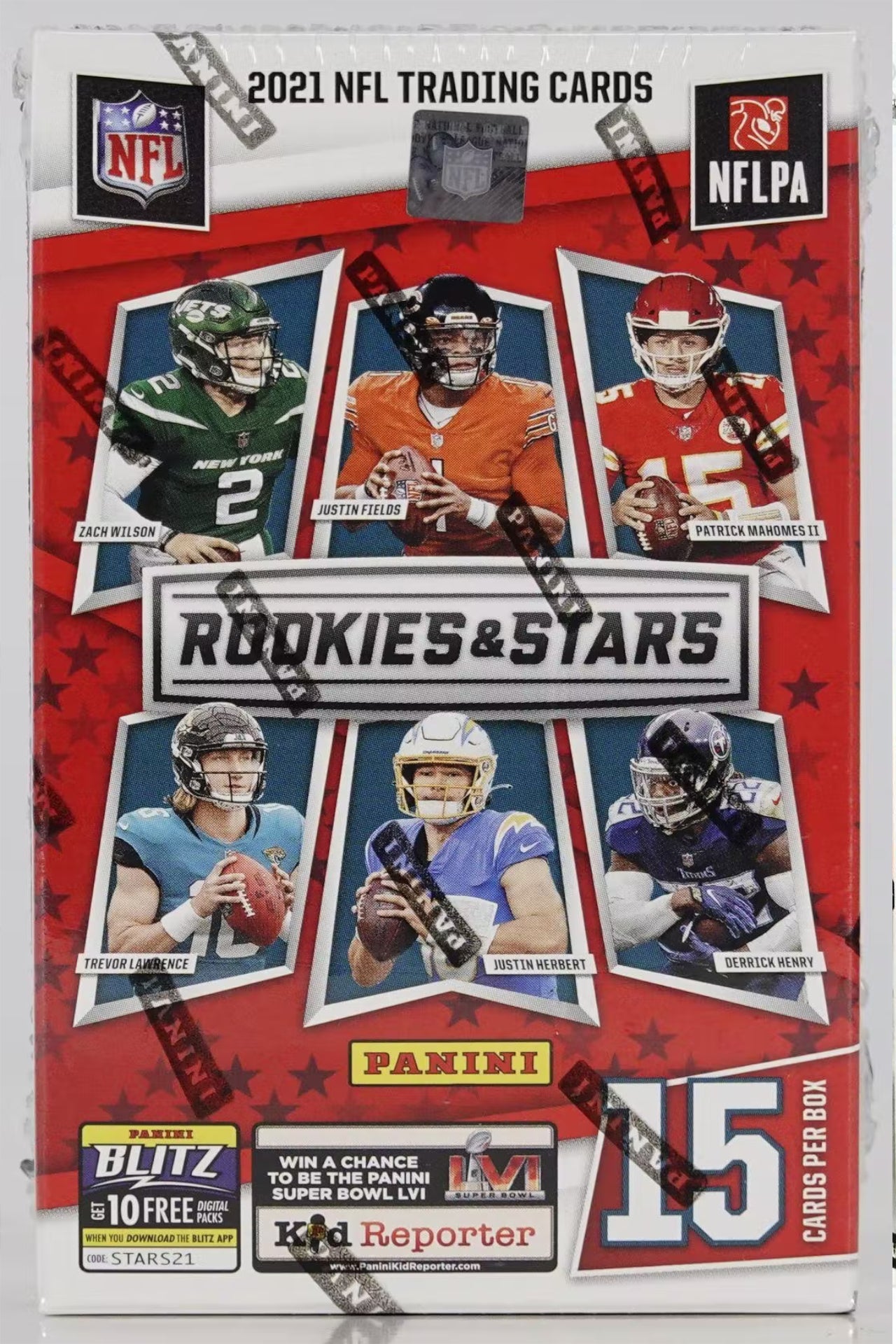 2021 Panini Rookies & Stars Football Cereal Box