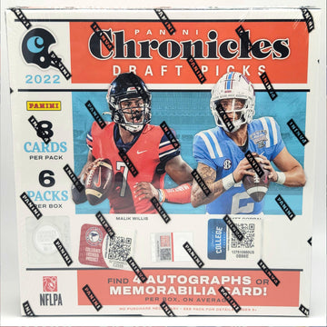 2022 Panini Chronicles Draft Pick Football Hobby Box - Trading Card Market