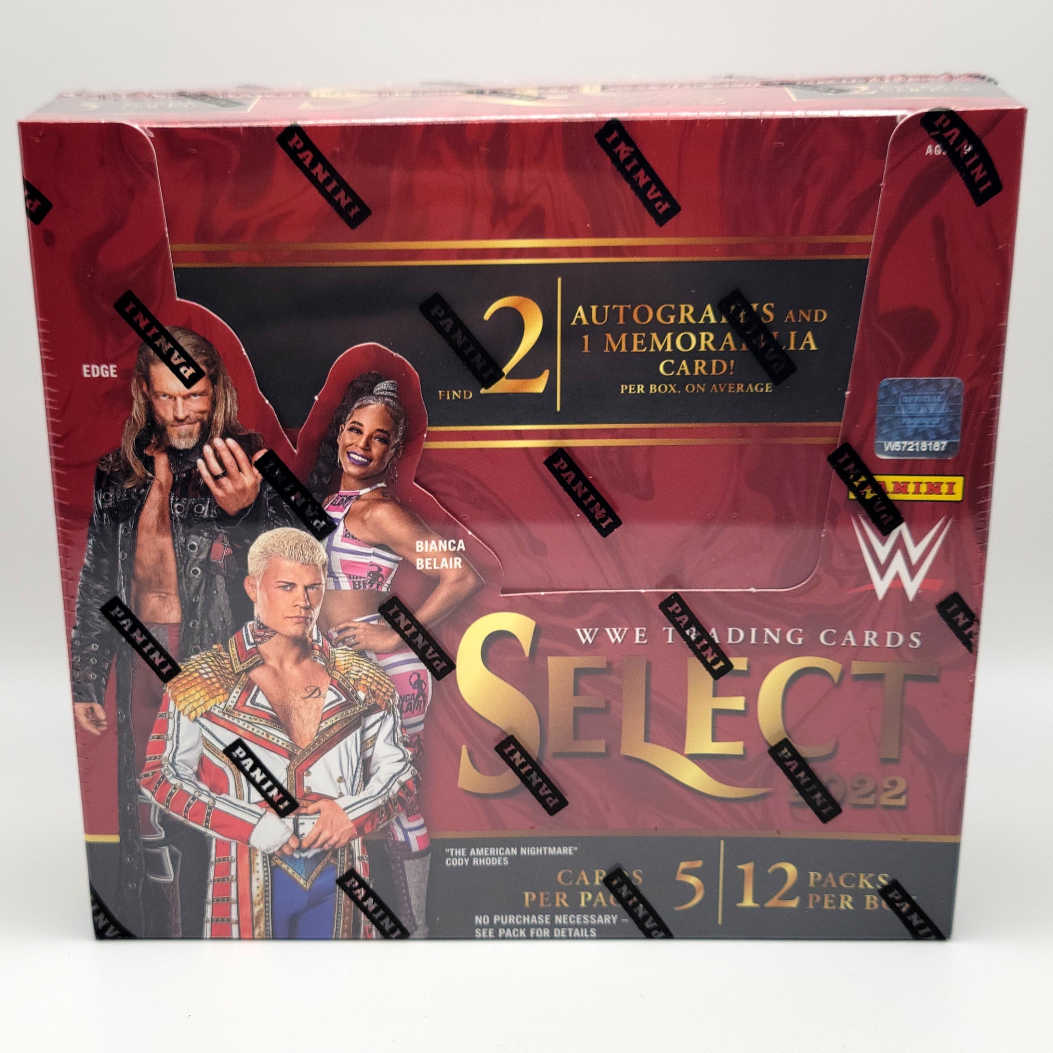 2022 Panini WWE Select Hobby Box Trading Card Market