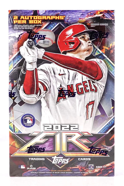 2022 Topps Fire Baseball Blaster Box