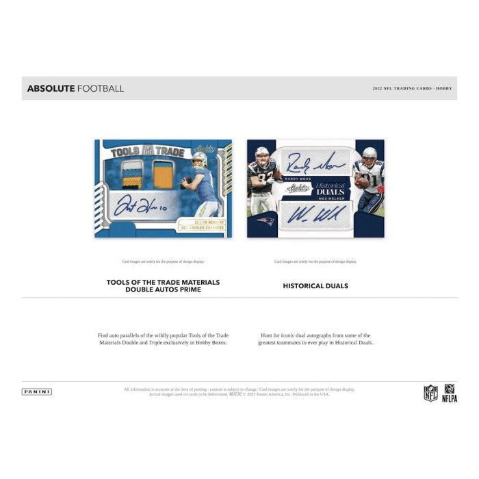 2022 Panini Absolute Football Hobby Box