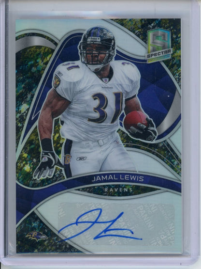 2022 Panini Spectra Jamal Lewis Auto Neon Splatter /8 Ravens - Trading Card Market