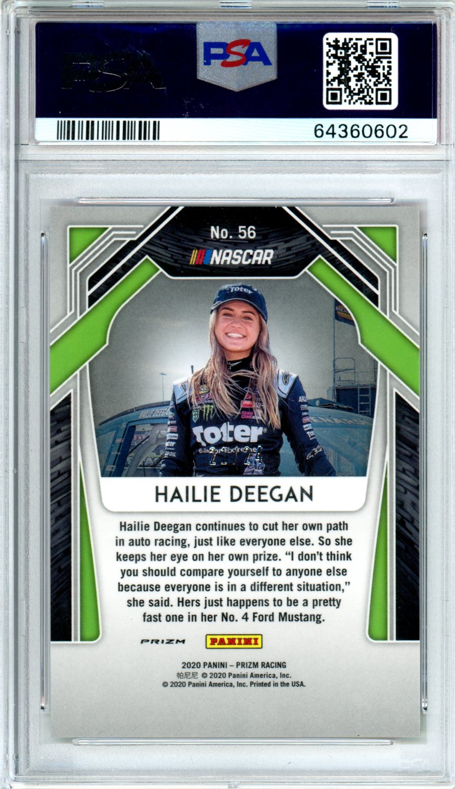 2020 PRIZM HAILIE DEEGAN 2024 AUTO