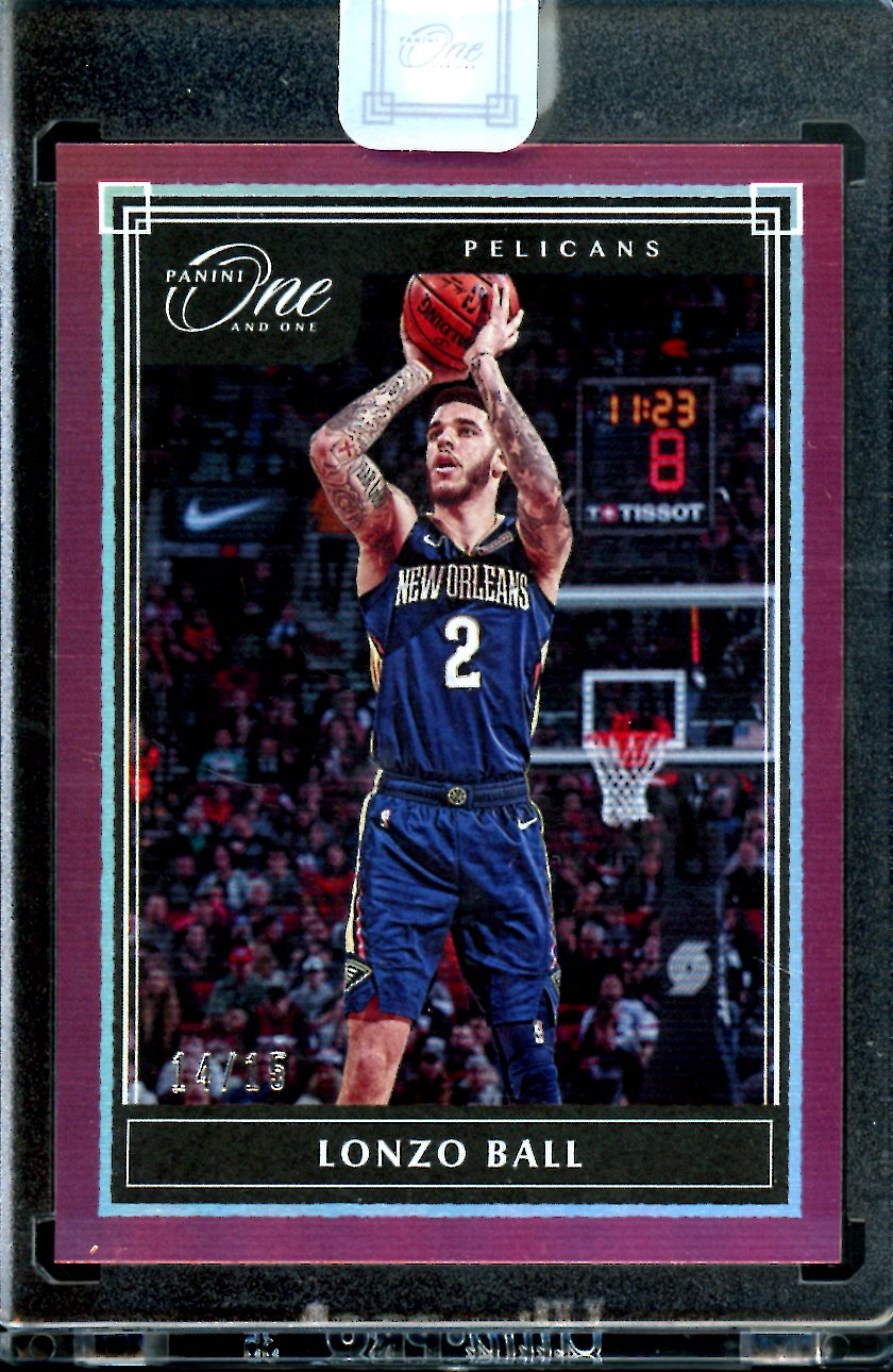 2019/20 Panini One & One Lonzo Ball Red /15 Bulls