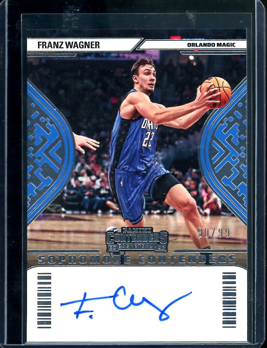2022/23 Panini Contenders Franz Wagner Sophomore Contenders Auto /99 Magic - Trading Card Market
