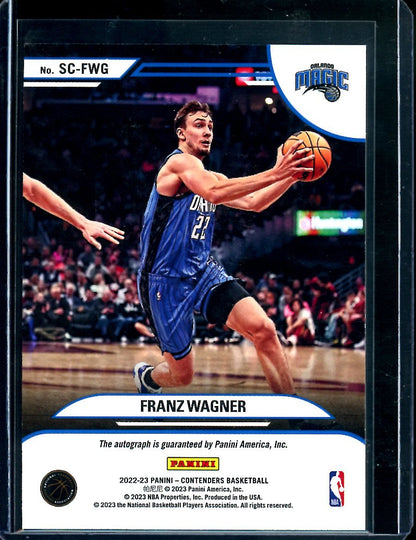 2022/23 Panini Contenders Franz Wagner Sophomore Contenders Auto /99 Magic - Trading Card Market
