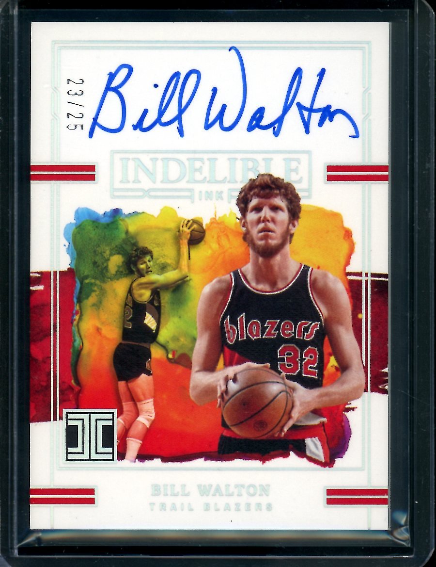 2022/23 Panini Impeccable Bill Walton Indelible Ink Auto /25 Trailblazers - Trading Card Market