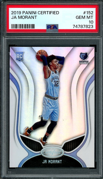 2019/20 Panini Certified Ja Morant Rookie PSA 10 Grizzlies - Trading Card Market