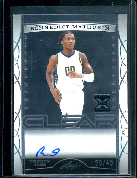 BENNEDICT MATHURIN Auto LEAF 2024 RC NBA 4シリ(その他)｜売買された 