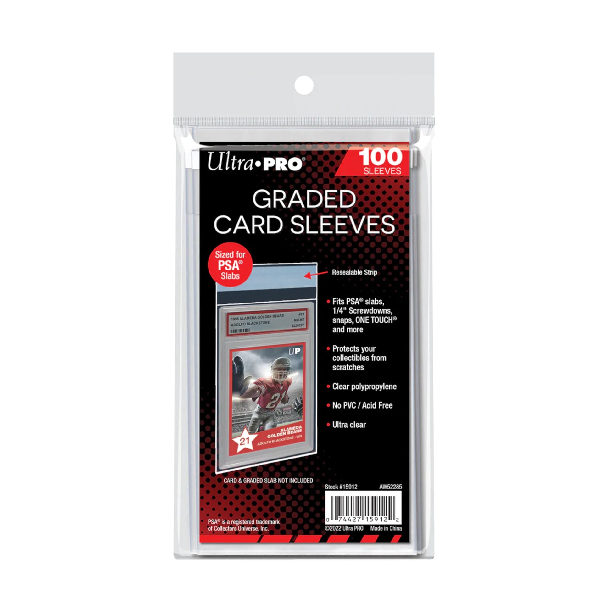 Ultra Pro Resealable Graded Card Sleeve (PSA) Ultra Pro Resealable Graded Card Sleeve (PSA)