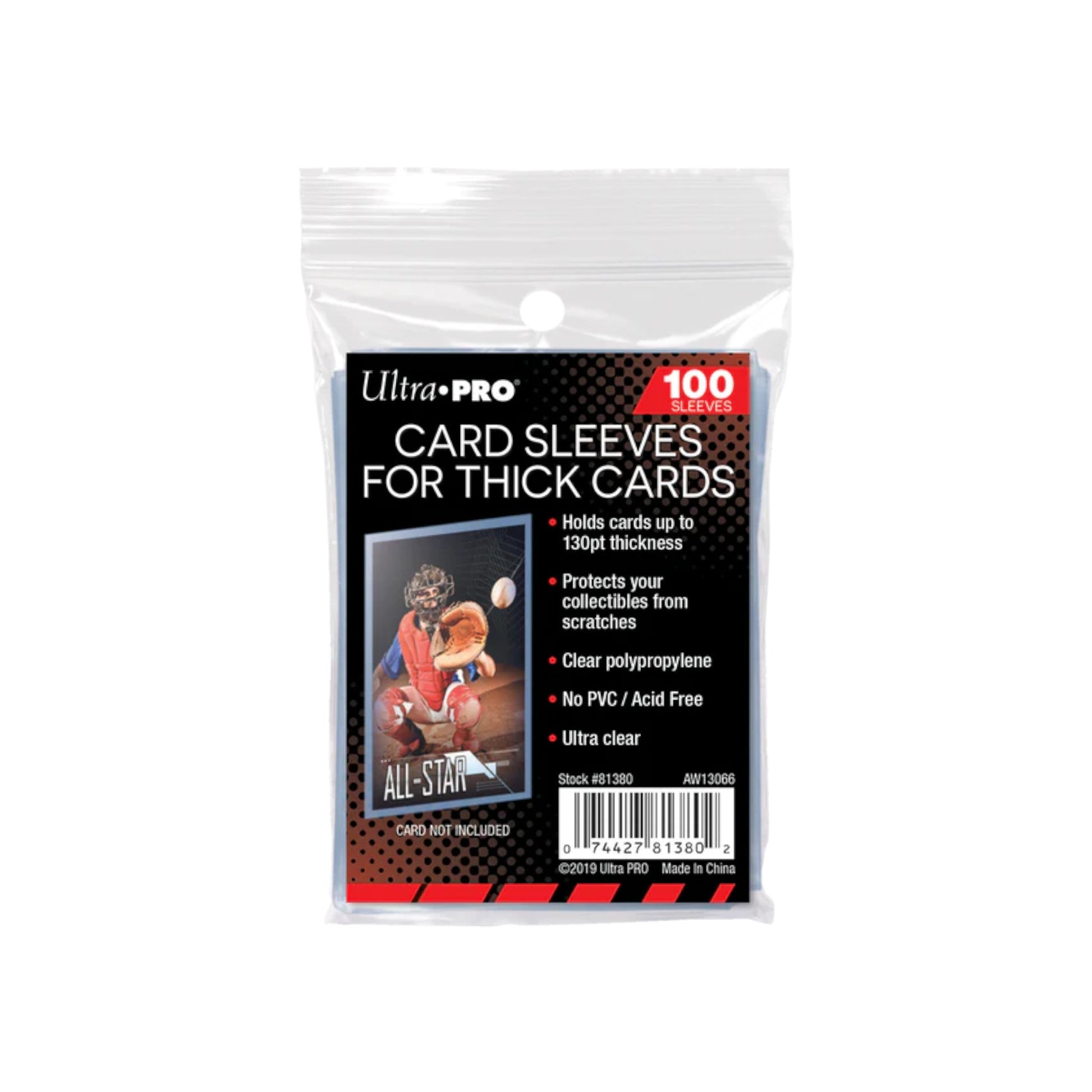 Ultra Pro Thick Card Soft Sleeve Ultra Pro Thick Card Soft Sleeve