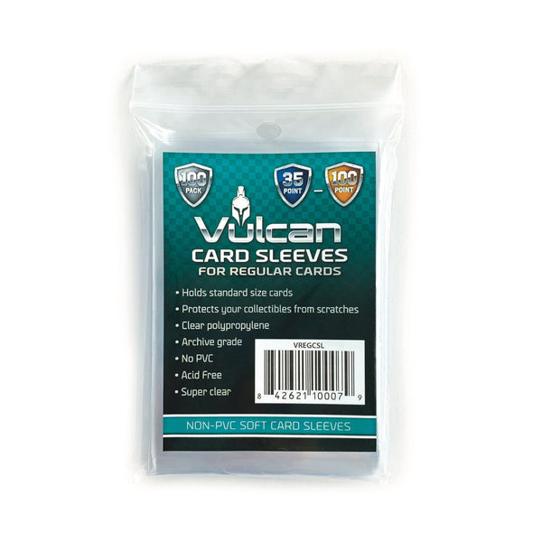 card sleeves 70mm x 120mm Vulcan Card Sleeves